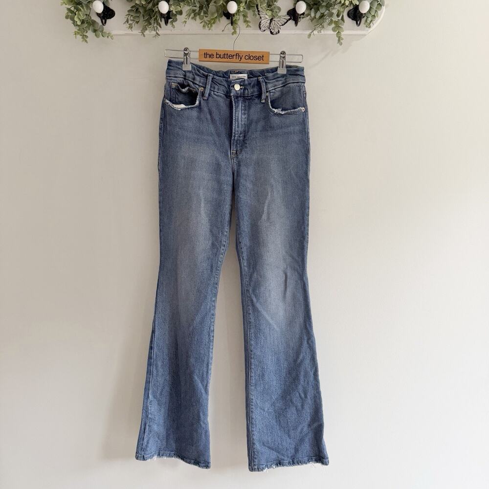 Good American Good Classic Bootcut Jeans High Rise Size 4/27 SB
